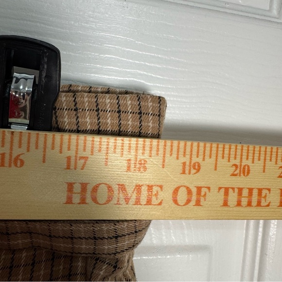 Liz‎ Claiborne Tan Checkered Trousers - Picture 4 of 4